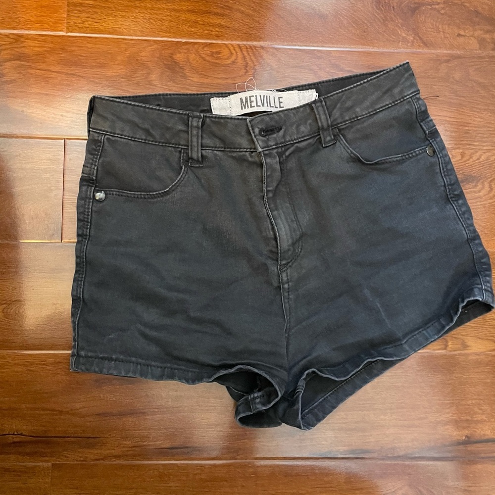 Black brandy Melville high waist shorts